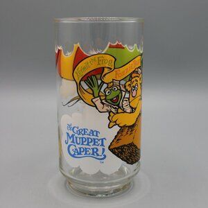 Vintage 1981 The Great Muppet Caper McDonalds 5.5" Drinking Glass Great Gonzo -B